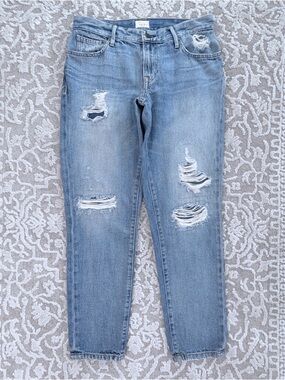 ABLE Denim The Slouch Distressed Jean